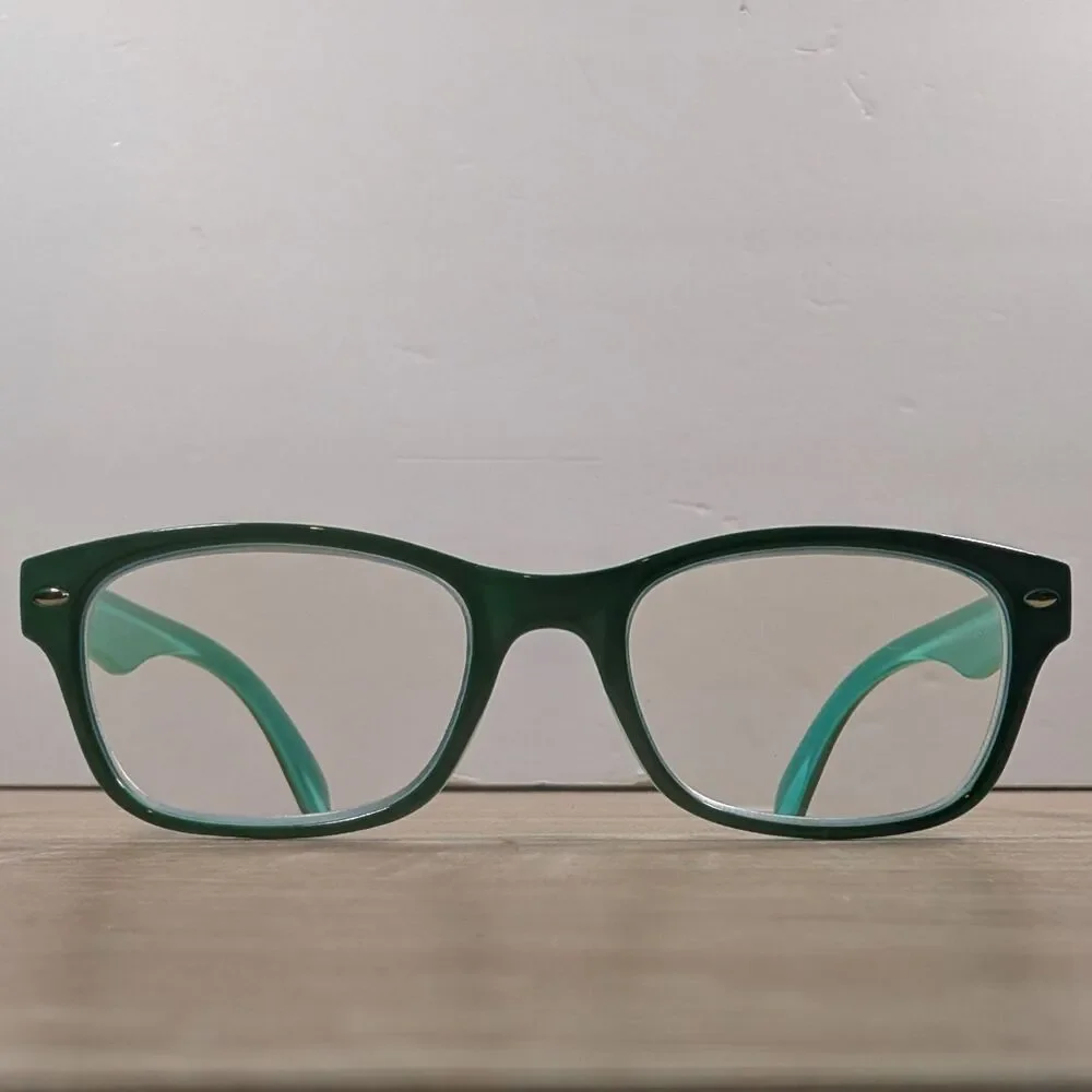 SIGVAN Teal Green Eyeglass Frames Rectangular Plastic RXOptical Glasses